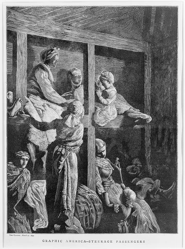 Steerage Passengers, from "The Graphic," vol. 1