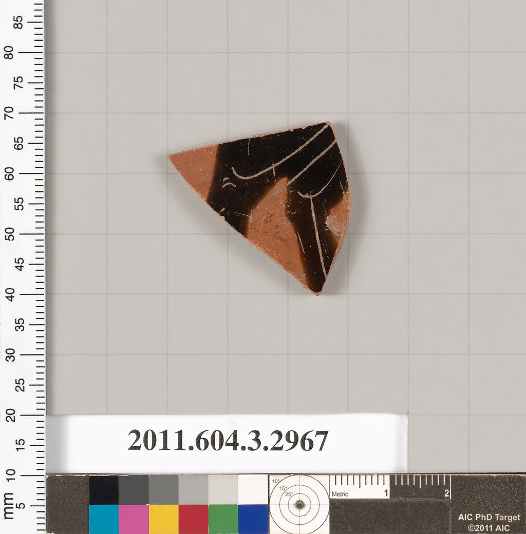 Terracotta fragment of a closed shape — Unknown