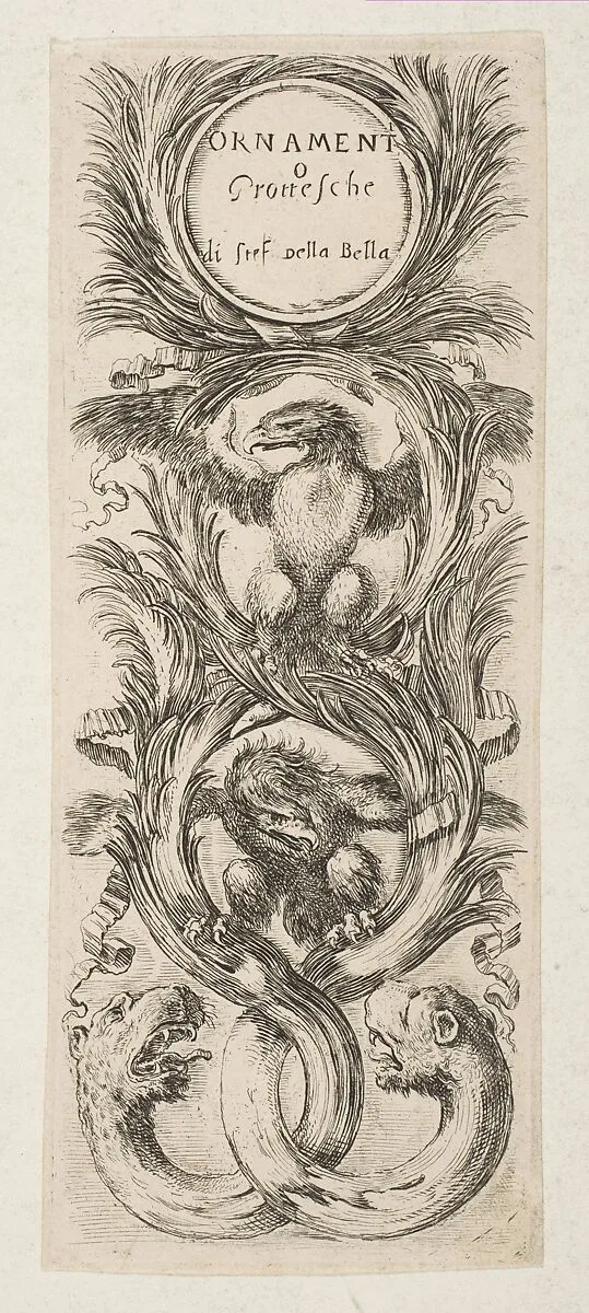 Frontispiece: Ornamenti o Grottesche — Stefano della Bella