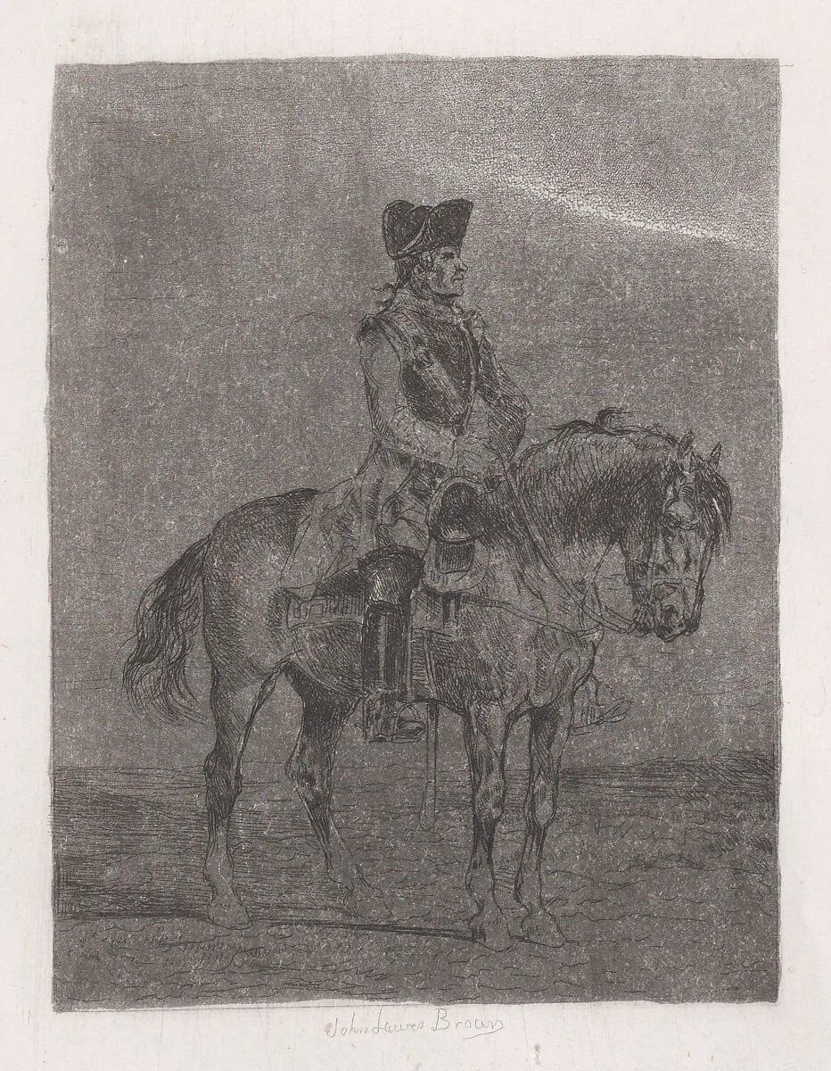 Mounted soldier — John-Lewis Brown