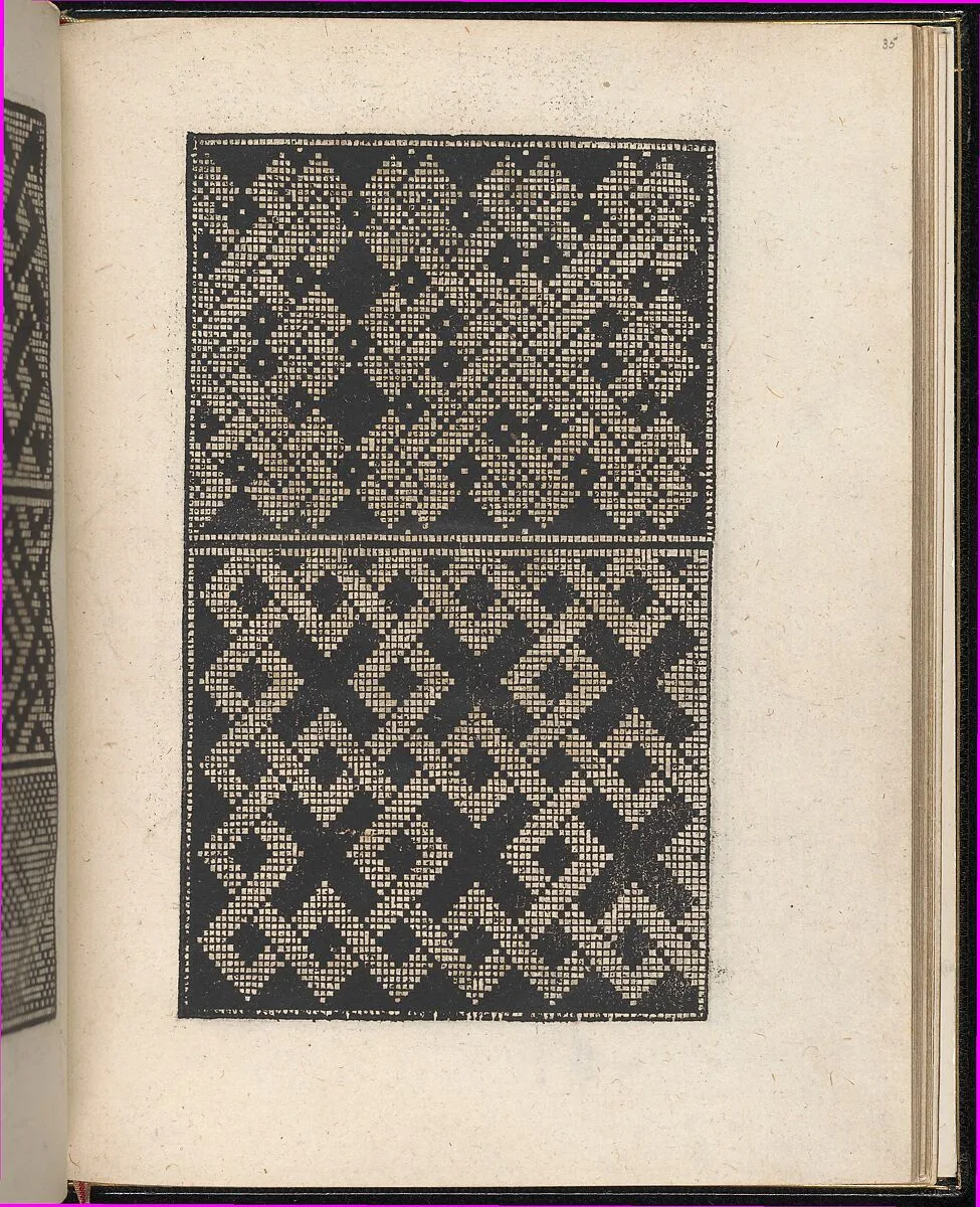 Page from Ein new kunstlich Modelbuch...(Page 35r) — Peter Quentel