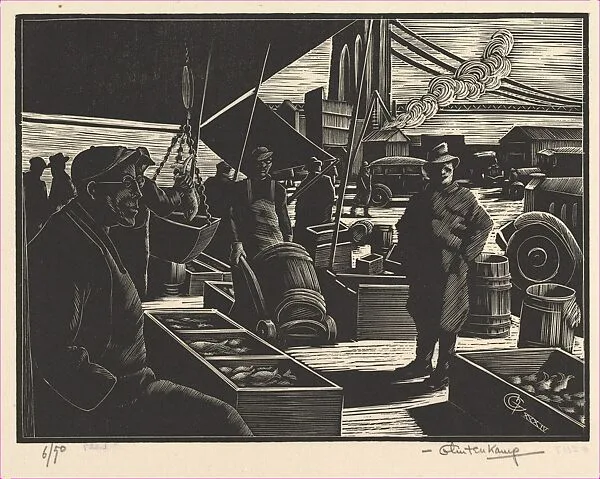 Manhattan Fulton Fish Market — Hendrik (Henry) J. Glintenkamp|PWAP