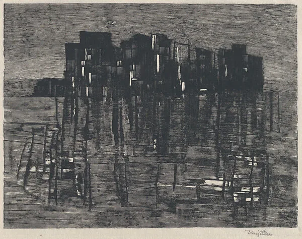 Reflections in Water (Vattenspegling), from the portfolio of the Swedish Fine Art Print Society (Föreningen för Grafisk Konst) — Denis Stéen|Föreningen för Grafisk Konst