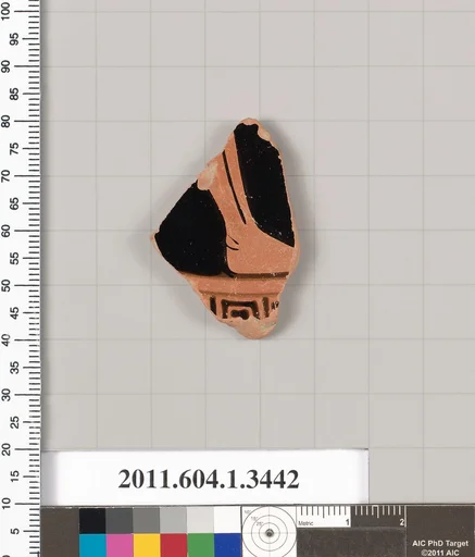 Terracotta fragment of a kylix (drinking cup)