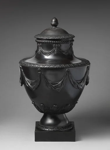 Urn with cover