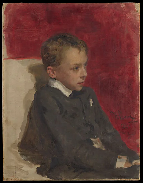 Portrait of a Boy — Illia Repin (Ilia Efimovich Repin)