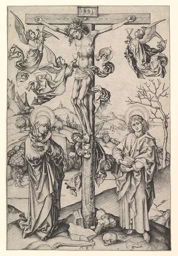 Crucifixion with Four Angels