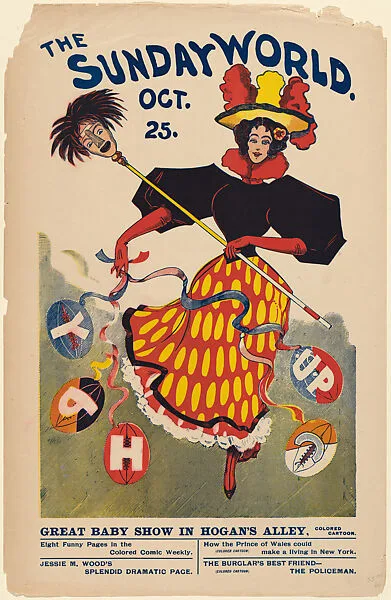 The Sunday World: October 25, Great Baby Show in Hogan's Alley — Anonymous, American, 19th century|The New York World