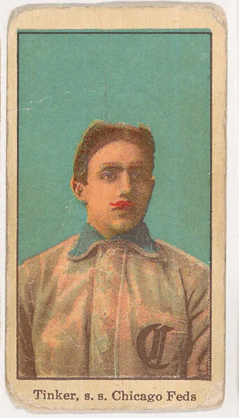 Joe TInker, Chicago, from Kotton Cigarettes Baseball Series, 1911-1916 — People's Tobacco Co., Ltd.