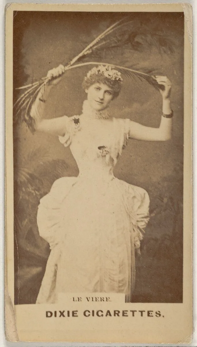 Le Viere, from the Actors and Actresses series (N45, Type 7) for Dixie Cigarettes — Allen & Ginter