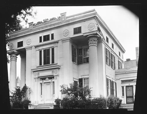[Greek Revival House with Massive Corinthian Columns]