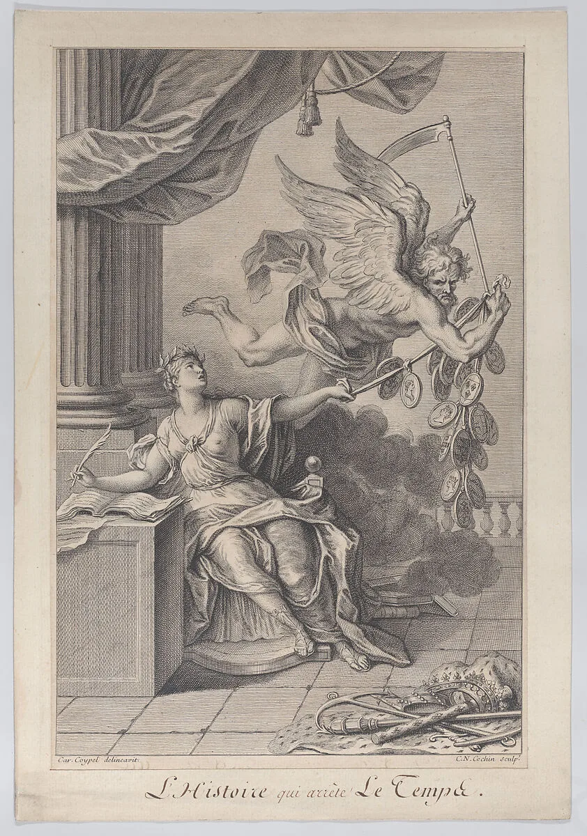 The Story that Stops Time (L'Histoire qui arrête le temps) — Charles Nicolas Cochin I|Charles Antoine Coypel