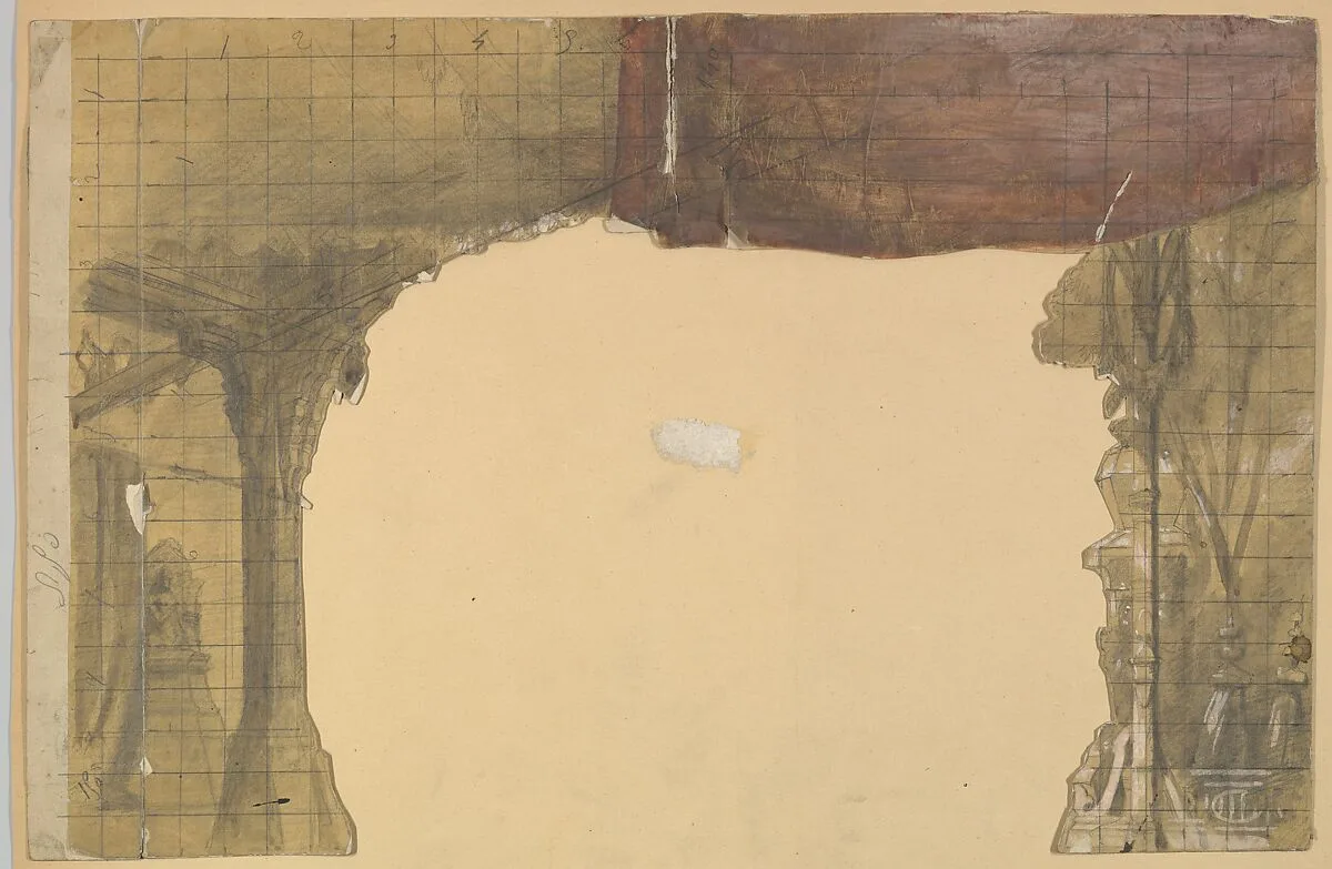 Design for a Stage Set — Eugène Cicéri