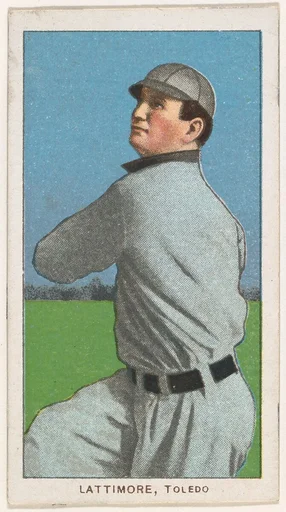 Lattimore, Toledo, American Association, from the White Border series (T206) for the American Tobacco Company