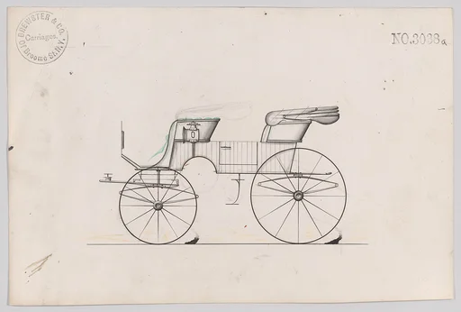 Design for 2 seat Phaeton, no. 3038a