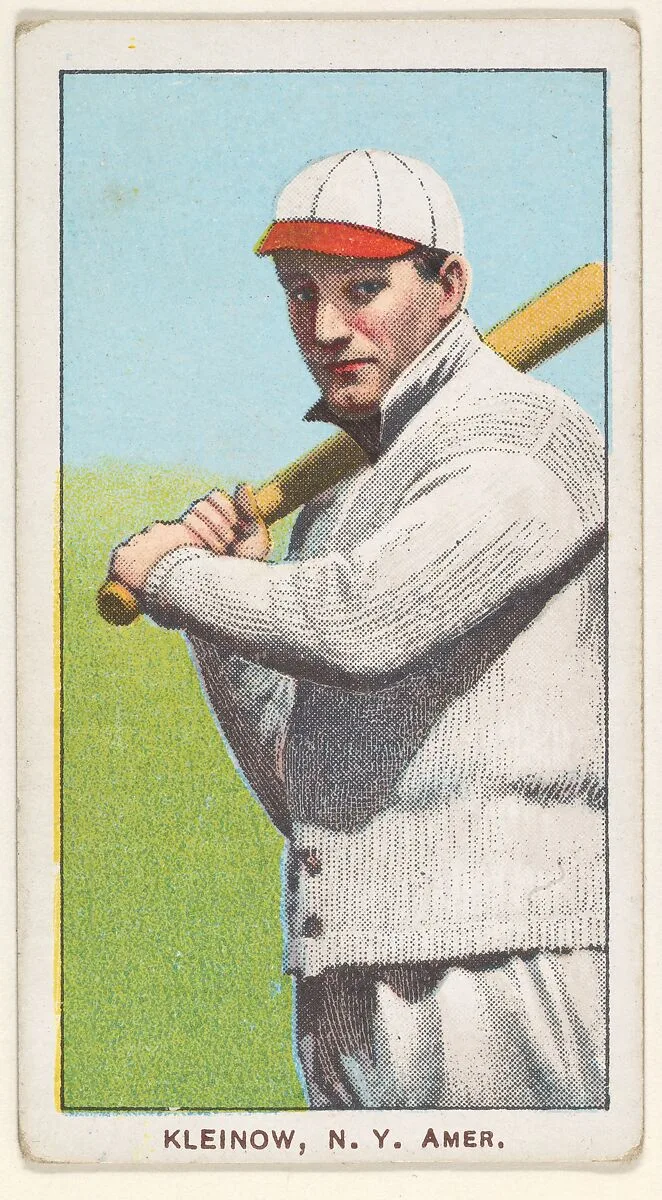 Kleinow, New York, American League, from the White Border series (T206) for the American Tobacco Company — American Tobacco Company