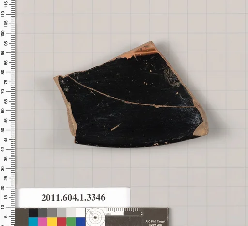 Terracotta fragment of a kylix (drinking cup)