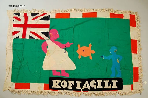 Appliquéd Battalion Flag (Asafo)