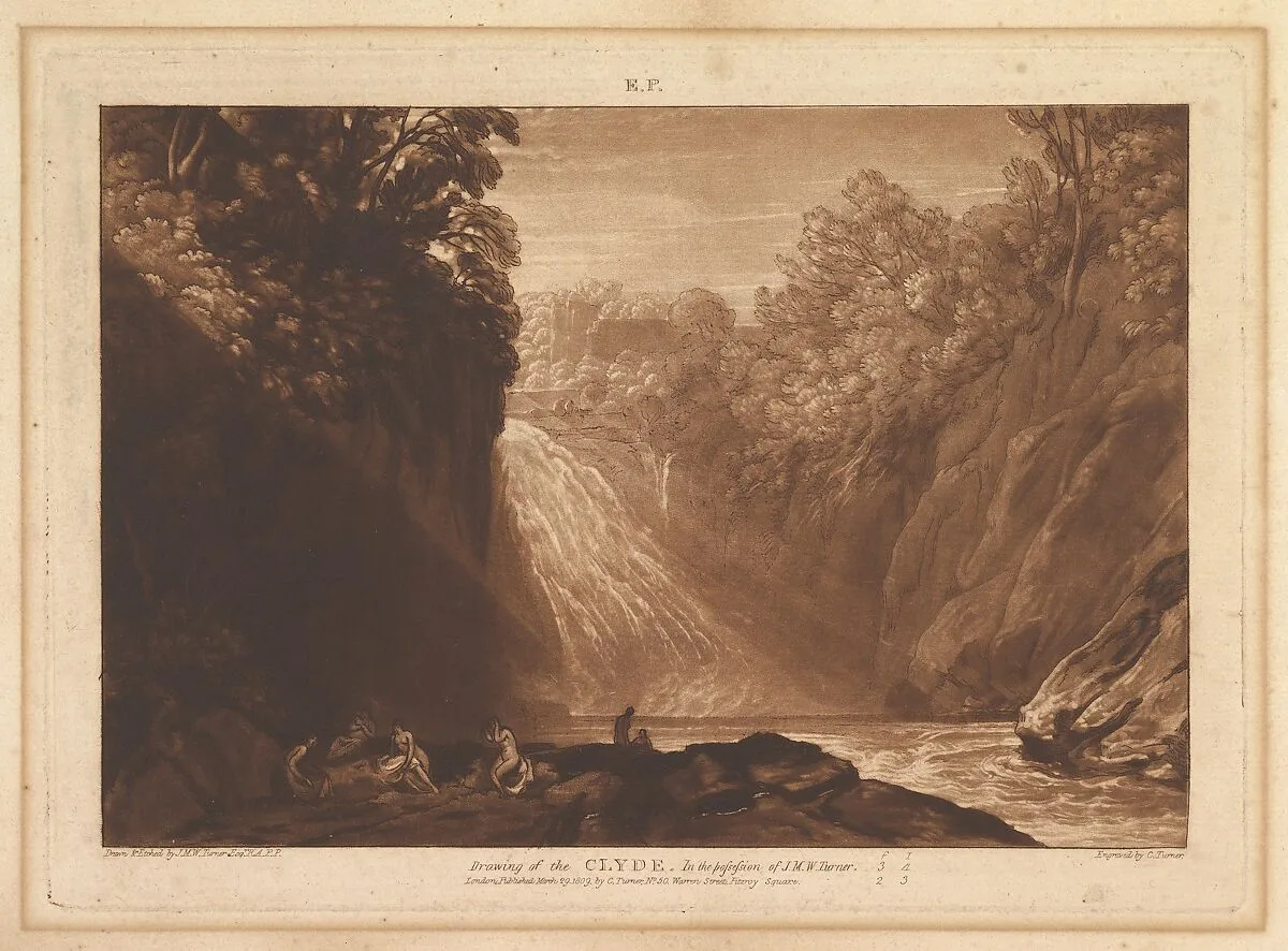 Drawing of the Clyde (Liber Studiorum, part IV, plate 18) — Joseph Mallord William Turner|Charles Turner