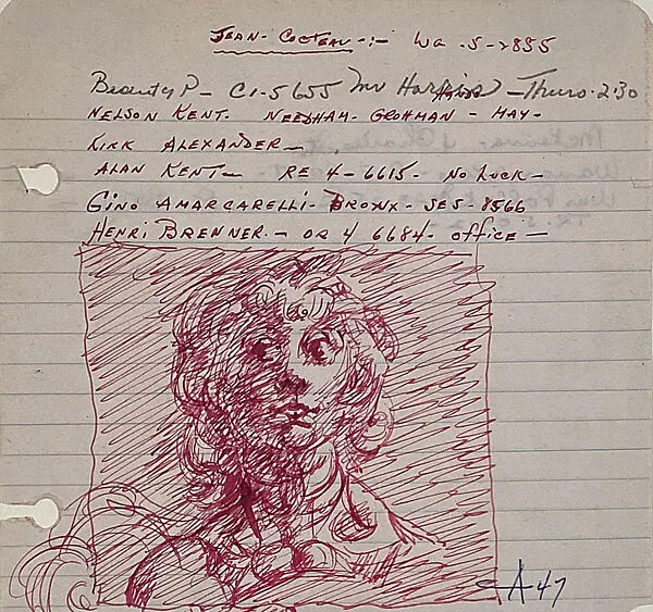 Untitled (woman's head) — Peter Agostini