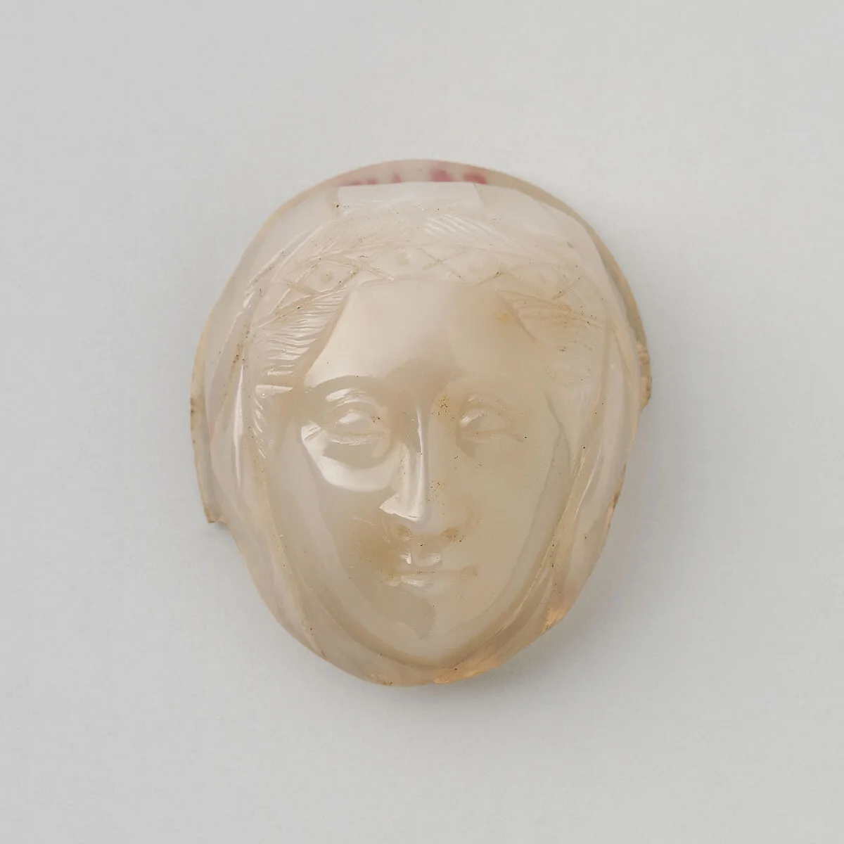 Cameo with Head of Female Saint Wearing Wimple — Unknown