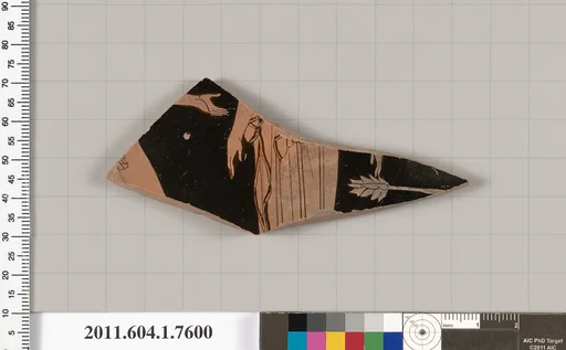Terracotta fragment of a kylix (drinking cup)