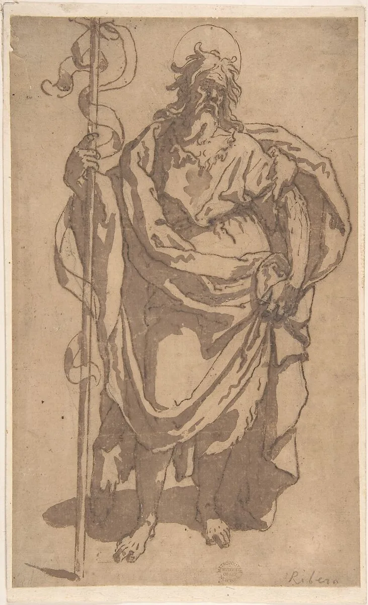 Saint John the Baptist — Anonymous, Italian, Roman-Bolognese, 17th century