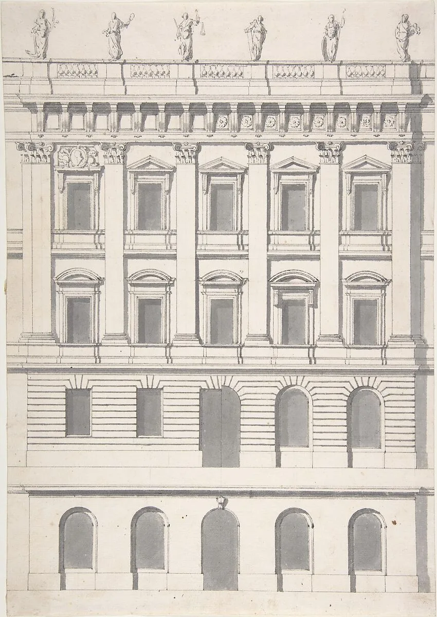 Design for a Palace Façade — Carl Hårleman