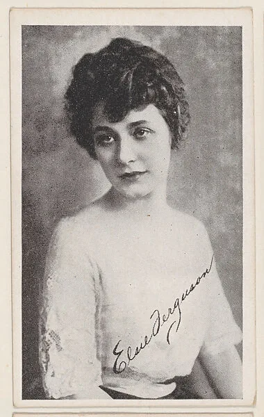 Elsie Ferguson from Kromo Gravure "Leading Moving Picture Stars" (W623) — Kromo Gravure Photo Company, Detroit, Michigan