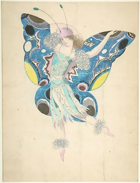 Design for a Butterfly Costume — Sergey Chekhonin