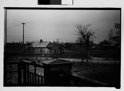 [Wooden Houses, From Moving Train, Savannah, Georgia]