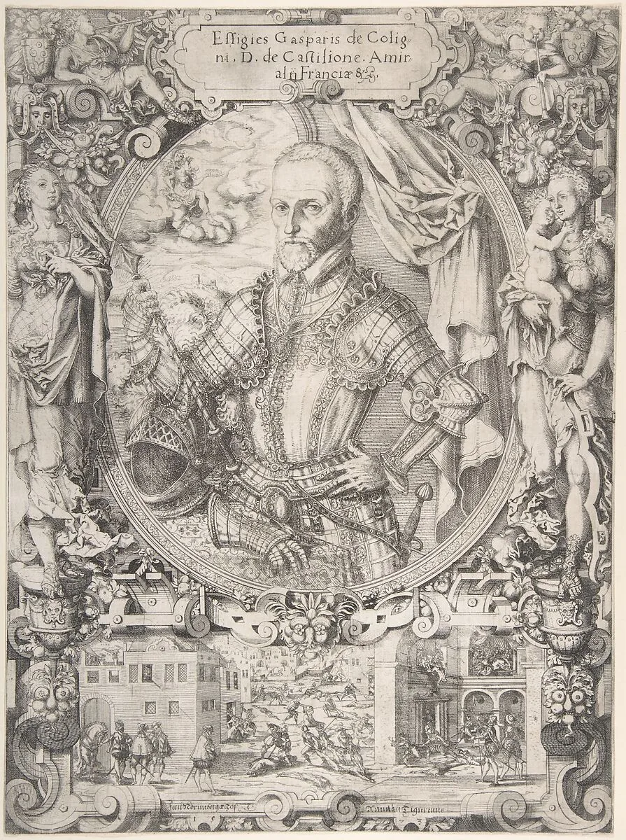 Gaspard de Coligny, Admiral of France — Jost Amman