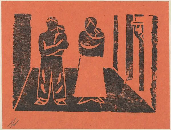 'The wedding', from the folio '13 Grabados' — David Alfaro Siqueiros