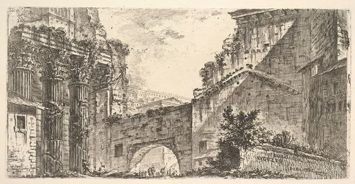 Plate 15: Forum of Augustus (Foro di Augusto), from "Antichità Romane de' Tempi della Repubblica, e de' primi Imperatori"