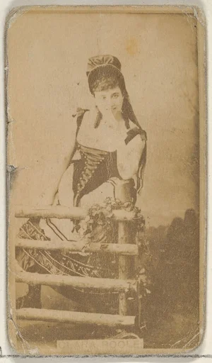 Clara Poole, from the Actors and Actresses series (N45, Type 8) for Virginia Brights Cigarettes