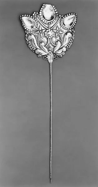 Shawl pin (one of a pair) — Unknown