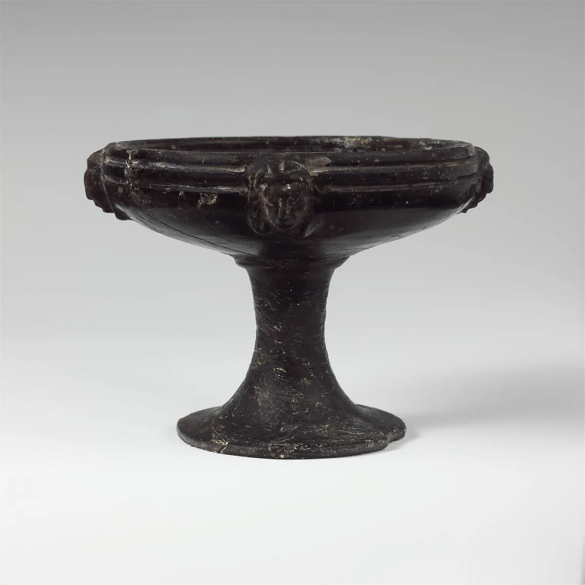 Terracotta stemmed dish — Unknown