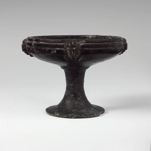 Terracotta stemmed dish