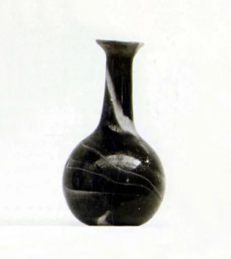 Glass mosaic perfume bottle