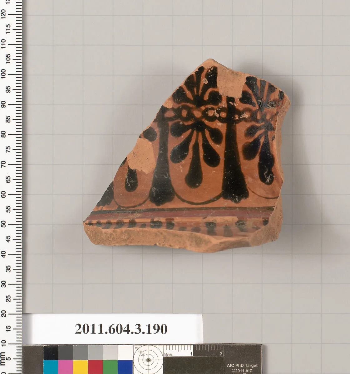 Terracotta fragment of a neck-amphora (jar) — Unknown