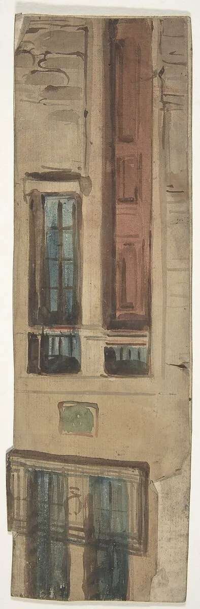 Design for a Stage Set at the Opéra, Paris — Eugène Cicéri