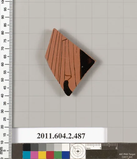 Terracotta fragment of a column-krater (bowl for mixing wine and water)
