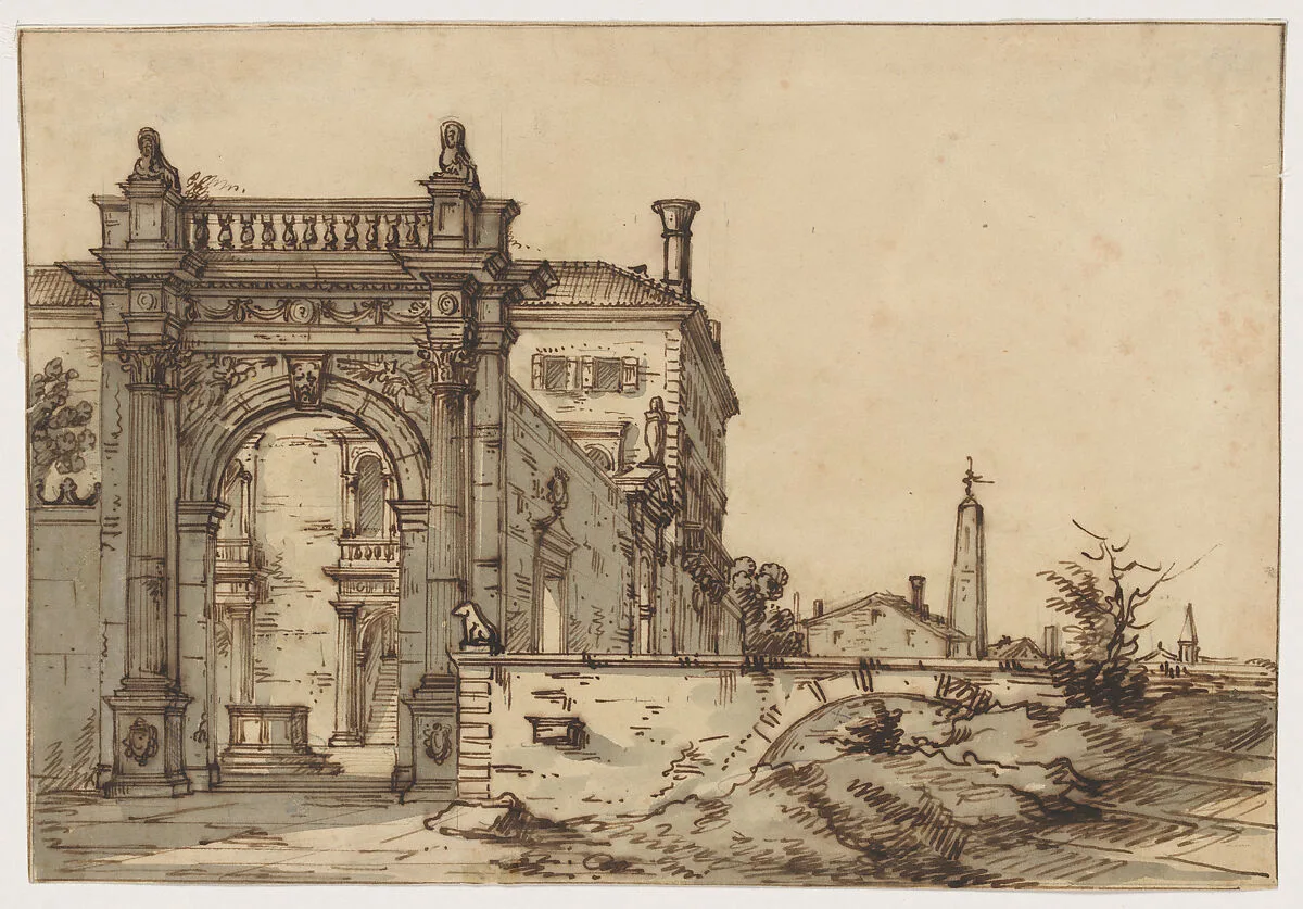 A Venetian Villa — Bernardo Bellotto