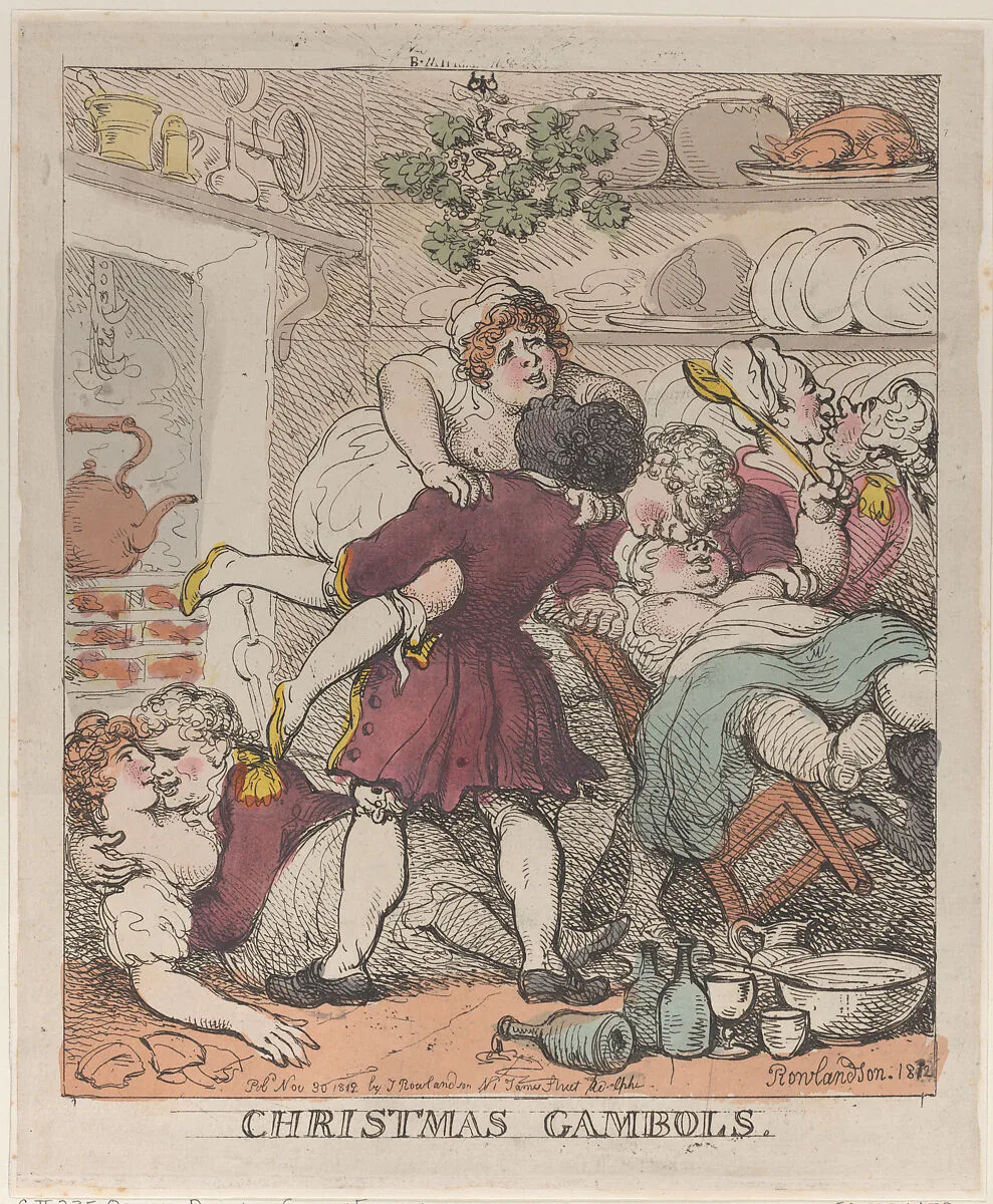 Christmas Gambols — Thomas Rowlandson