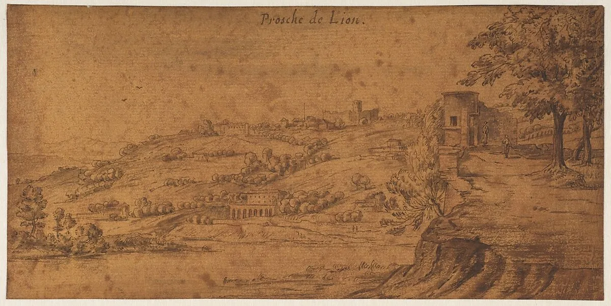 View of the Rhone river near Saint-Genis-Laval, south of Lyons — Michiel van Overbeek