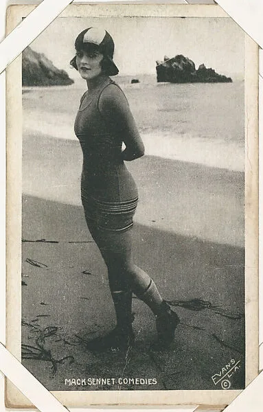 Actress Marie Provost with arms behind back from Mack Sennett Comedies Arcade series (W423) — Unknown