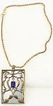Wiener Werkstätte pendant & chain in an original box