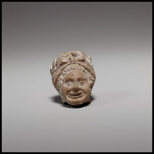 Head of a comic figurine