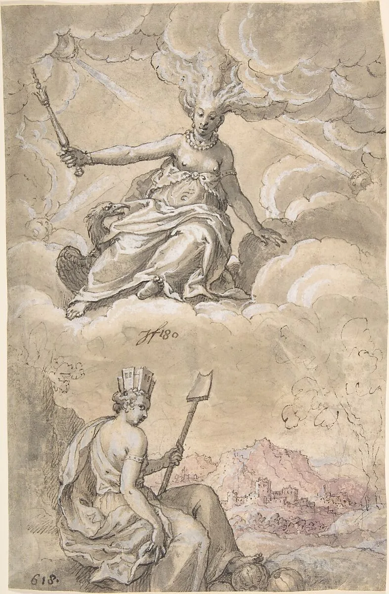 Allegory of Air and Earth — Bartholomäus Reiter