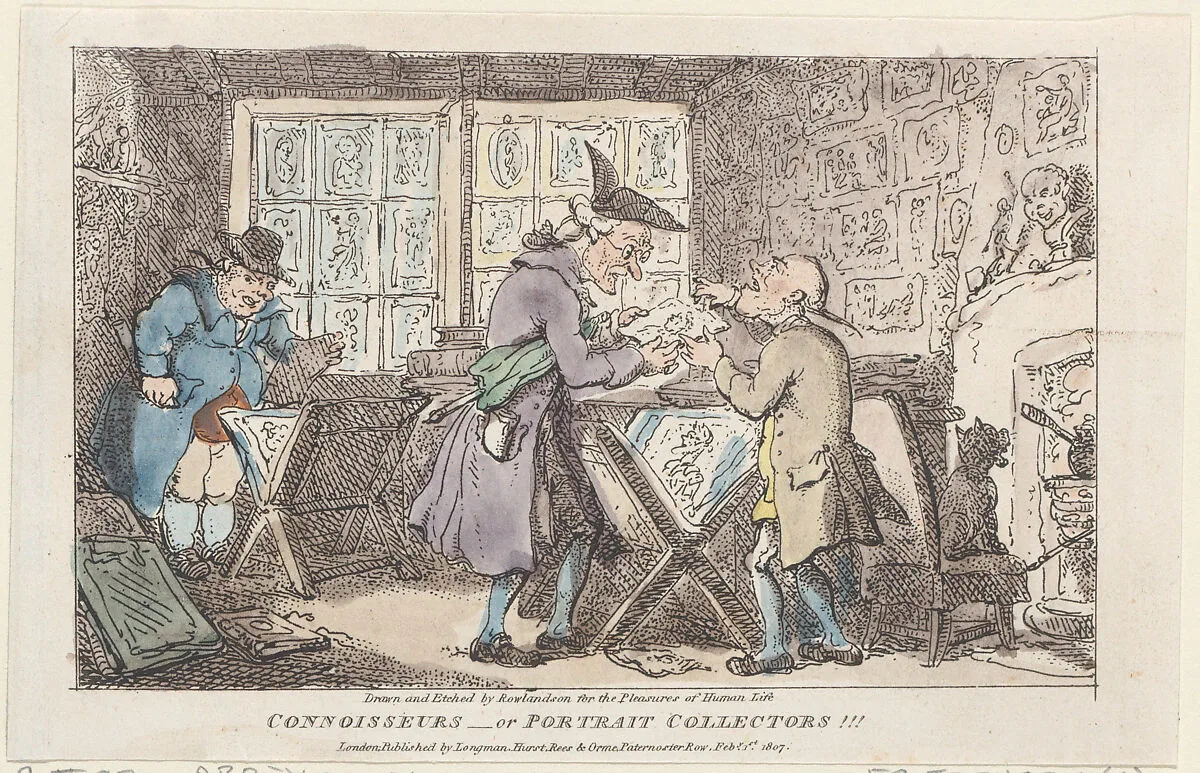 Connoisseurs–or Portrait Collectors !!! — Thomas Rowlandson|John Britton|Longman, Hurst, Rees and Orme